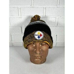 Pittsburgh Steelers Knit Hat With Pom 47 Brand Fast Ship